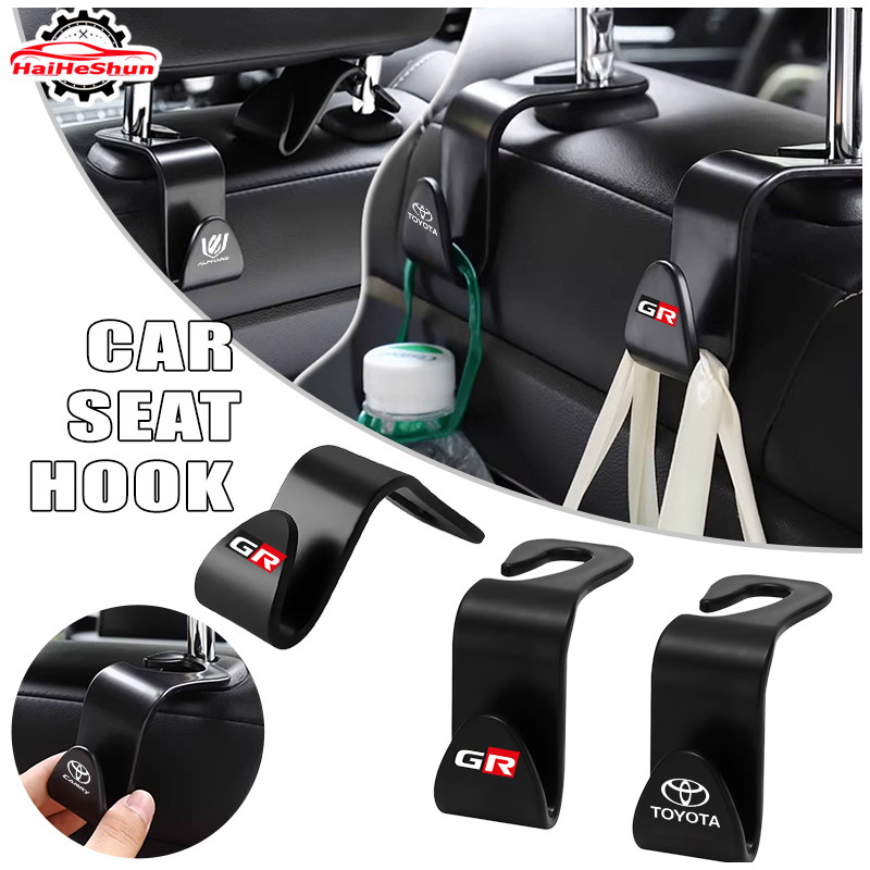 Toyota GR รถ Headrest Hook เบาะหลังมัลติฟังก์ชั่แขวน Strong แบริ่งความจุแบบพกพารถอุปกรณ์เสริมสําหรับ