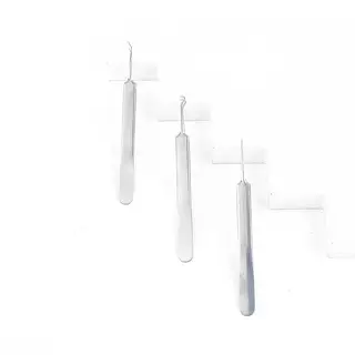 [MZ] แหนบเข็ม Blahead Pimples Removal Pointed Bend Head Face Care Tools