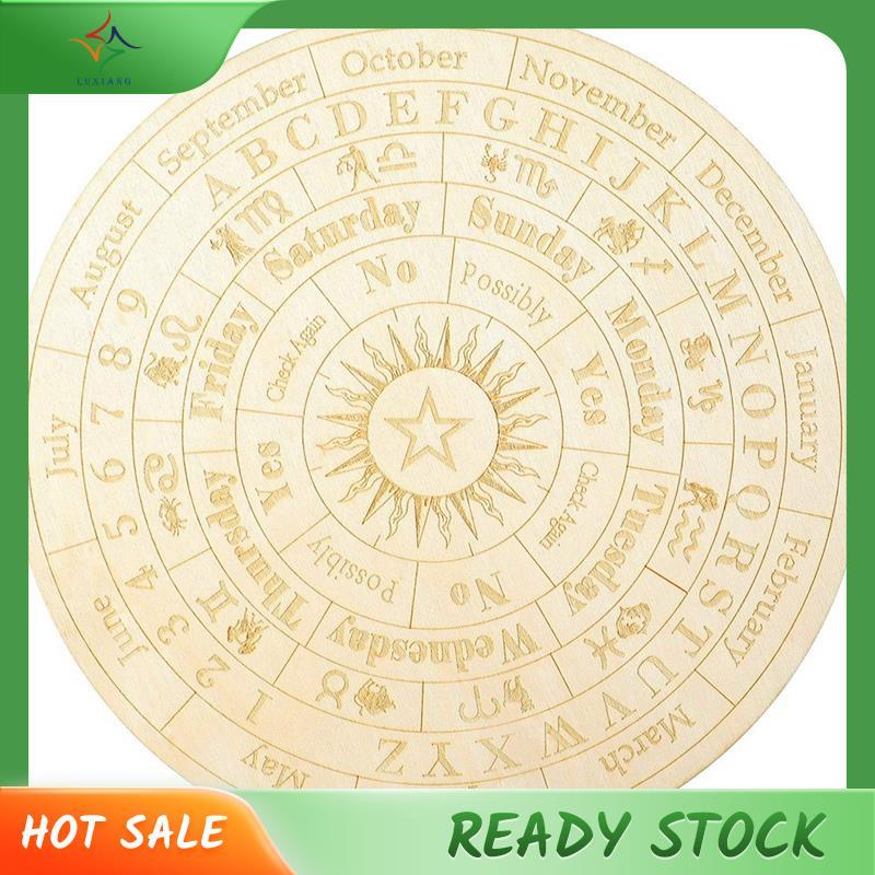 [luxiang.th] Star Pendulum Board ไม้ Dowsing Board Divination Metaphysical Message Board