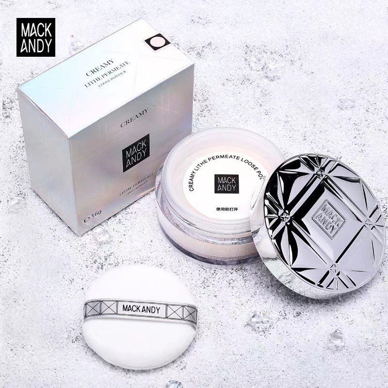 Marco Andy Gel แป้งฝุ่นเนื้อบางเบาให้ความชุ่มชื้นกันน้ําควบคุมความมัน Brightening คอนซีลเลอร์ Settin