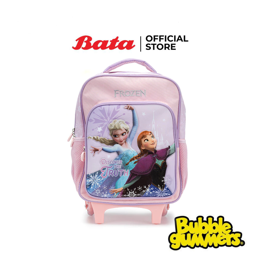 Bata บาจา กระเป๋าล้อลาก ลายเจ้าหญิงโฟรเซ่น สำหรับเด็กผู้หญิง รุ่น FROZENS26-7 สีชมพู 9265015