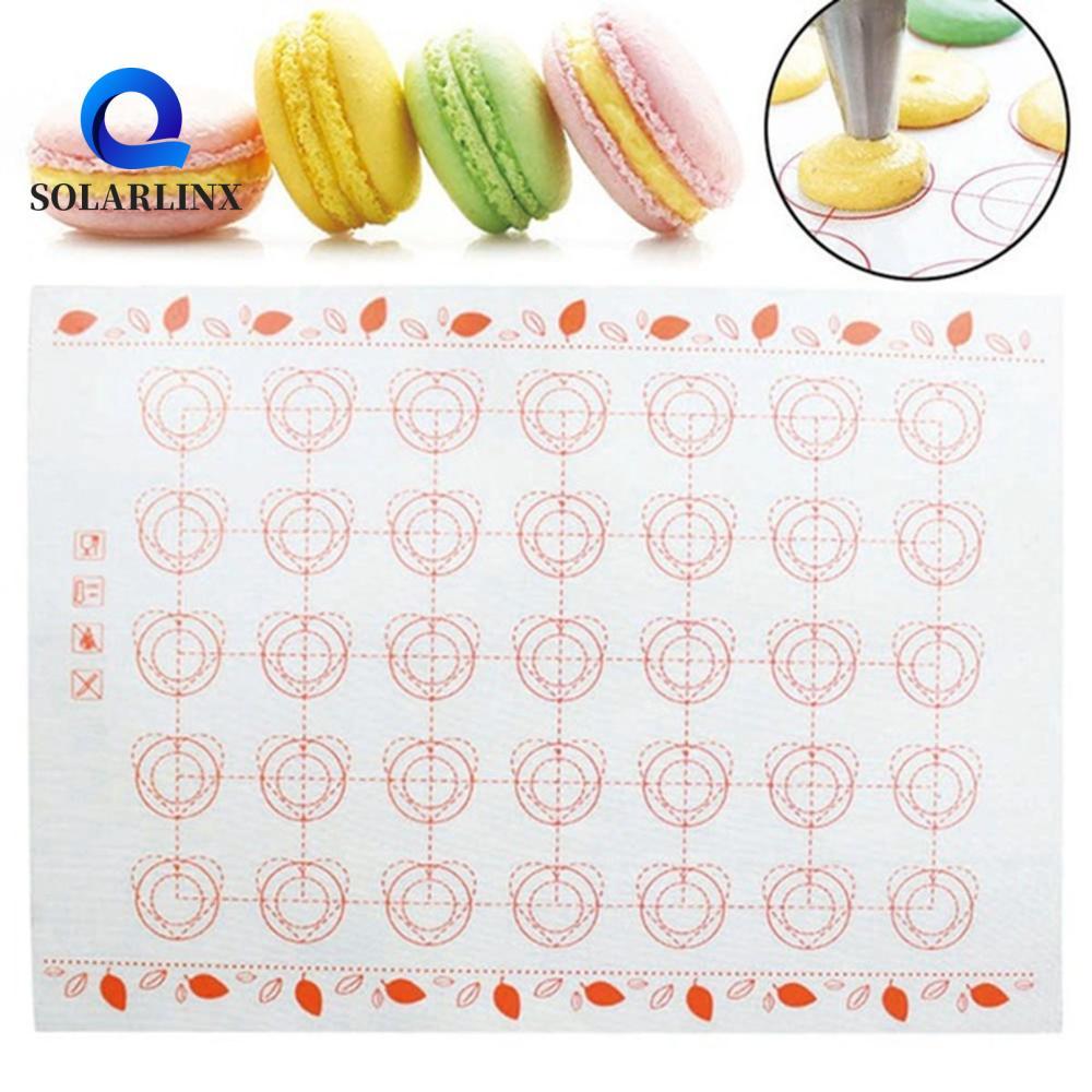 SOLARLINX คุกกี้แผ่นรองอบ เตาอบซิลิโคนทนความร้อน Home Pastry Sheet