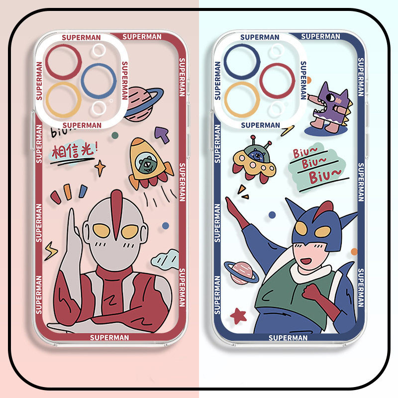 Crayon Xiaoxin Ultraman Dynamic Superman เคสการ์ตูนแฟนซี Oppo A6s A6t Pro A6x A6 Pro A5i A5 Pro A5x 