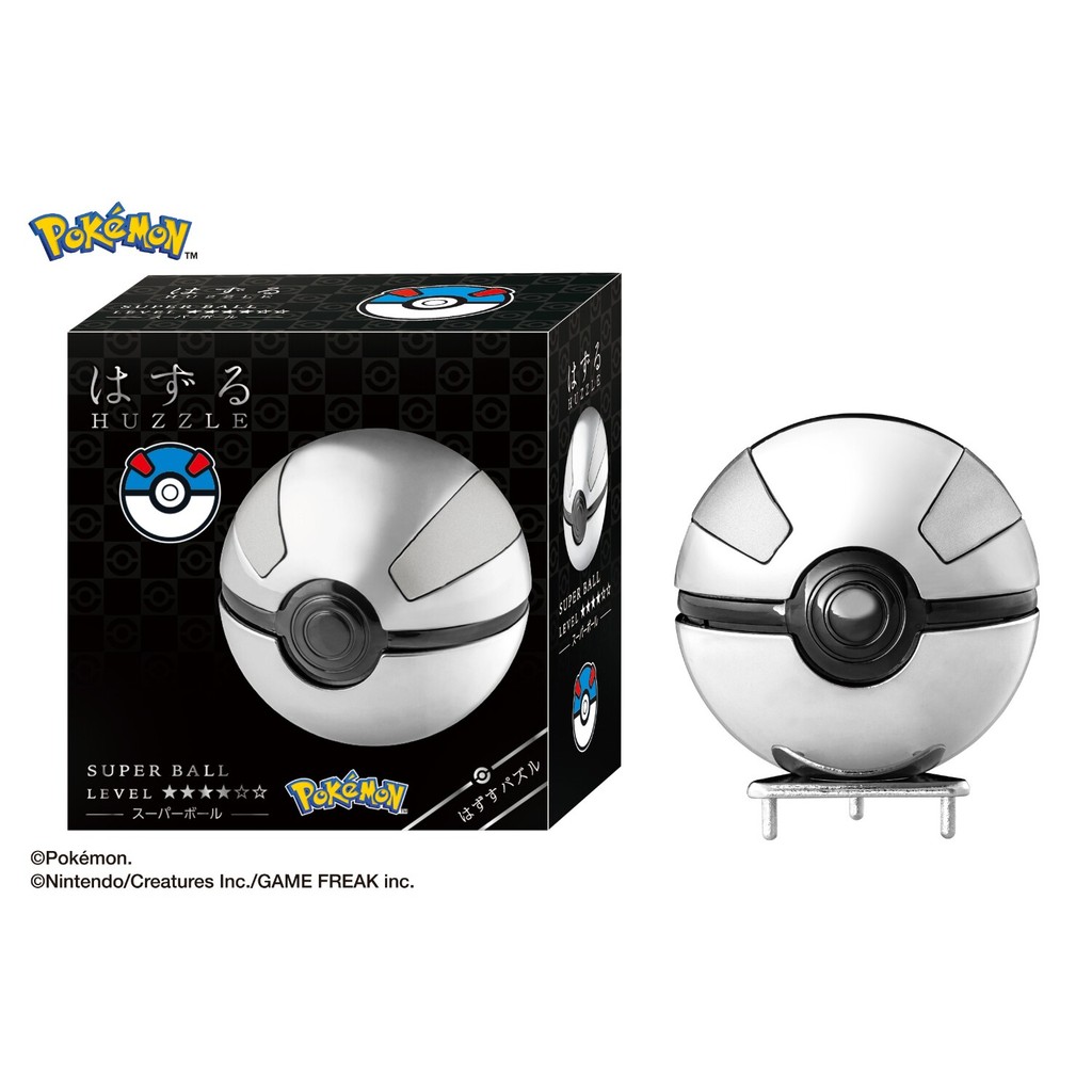 Pokémon Pokémon Master Ball Premium Ball Super Ball Huzzle ปริศนาโลหะของเล่นเพื่อการศึกษาประกอบเครื่