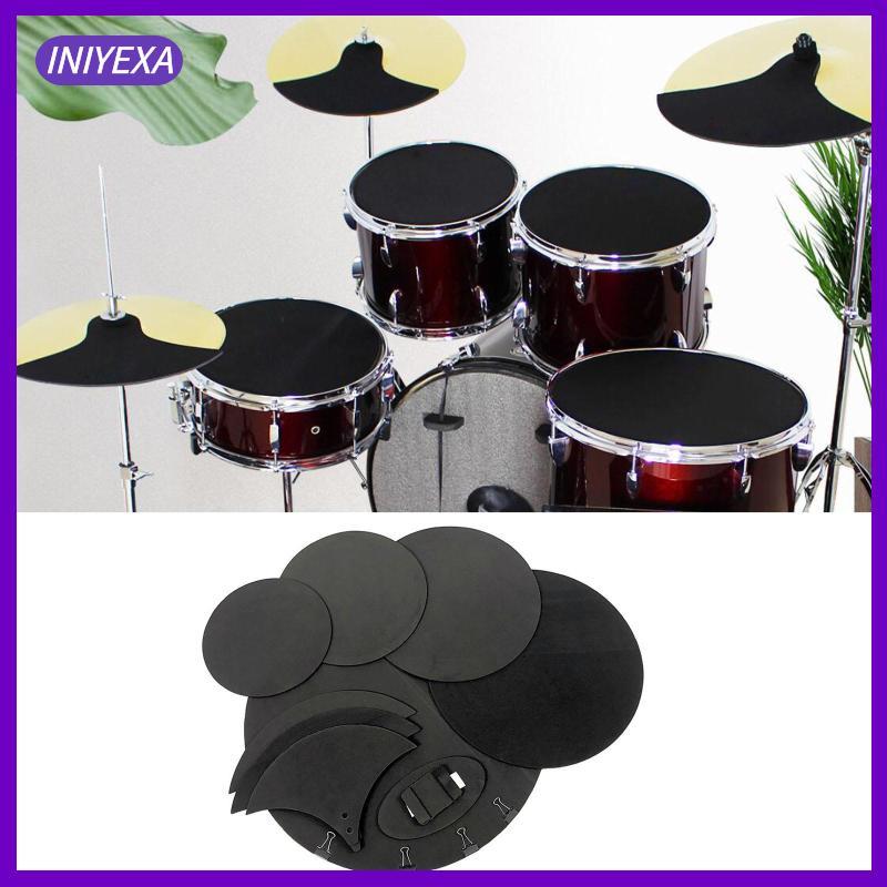 [Iniyexa] Multi Size Foam Drum Key Tuner Pad Drum Support Mute Ring Practice Drum Mat Dampening Pad 