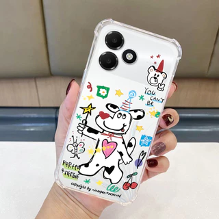 Case For Oppo A6C 5G 2026 เคส สำหรับ A6Pro A6 4G/5G A6X โปร่งใส กันกระแทก Hard Shell เคสโทรศัพท์ 004