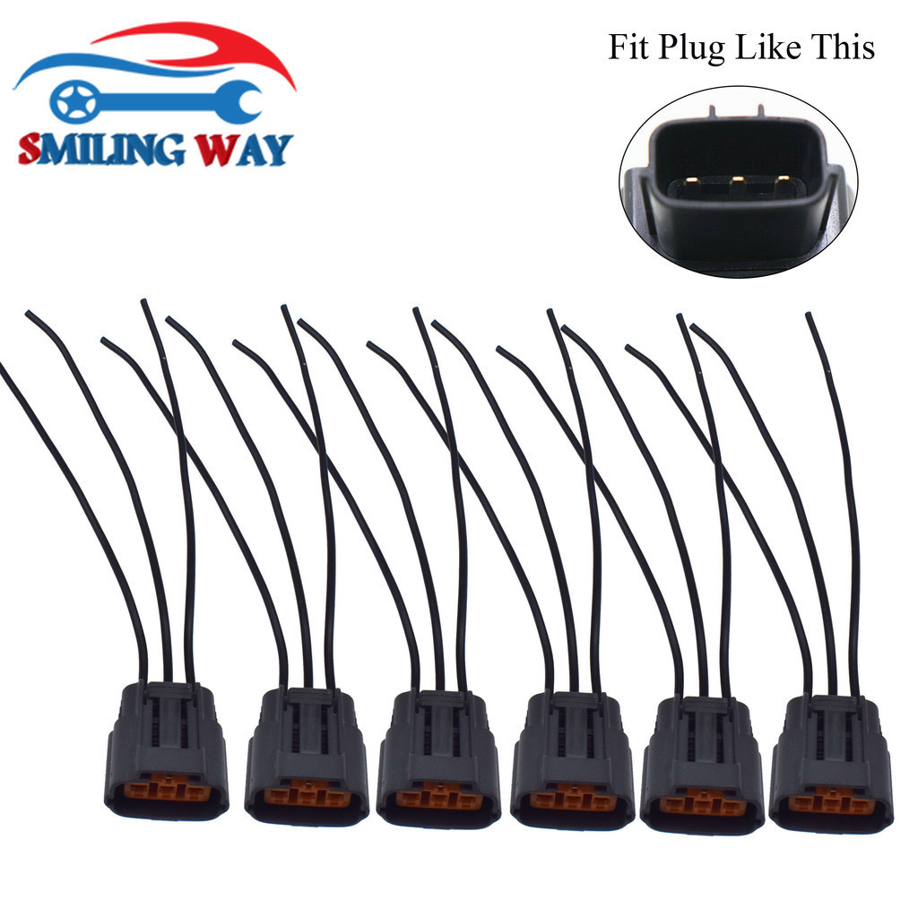 คอยล์จุดระเบิดสายไฟเชื่อมต่อสายรัดปลั๊กสําหรับ Mitsubishi Chrysler Dodge MD362907 นาย994643 แพทยศาสต