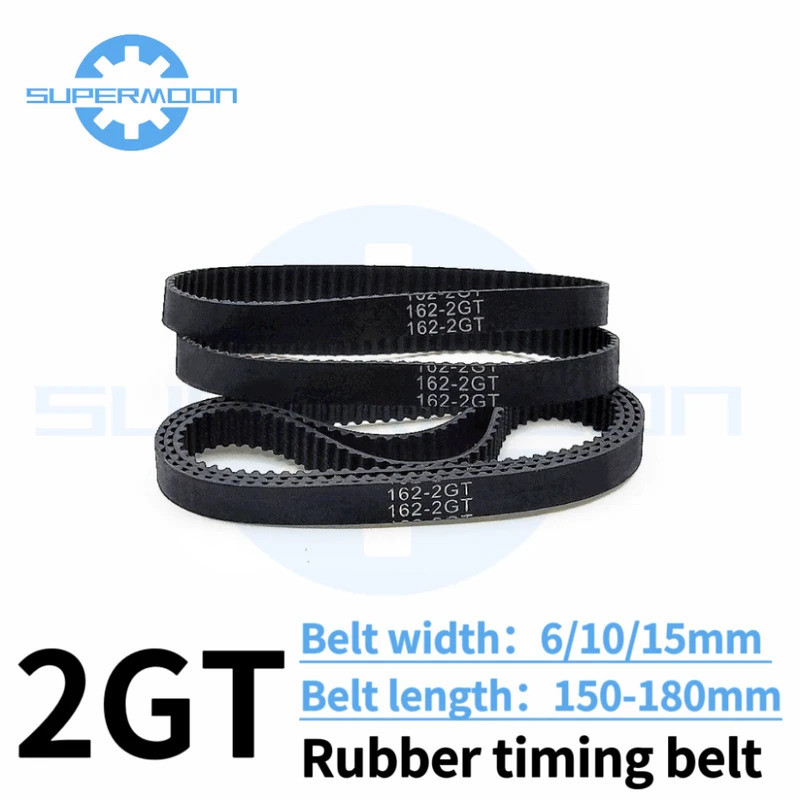 2GT เข็มขัดเวลายาว 150 152 154 156 158 160 162 164 166 168 170 172 174 176 178 180 มม.กว้าง 6-15 มม.