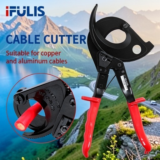 240/400mm2 Ratchet เครื่องตัดสายเคเบิล Plier Ratchet เครื่องตัดลวด Plier เครื่องมือมือ Plier ลวดตัดเ