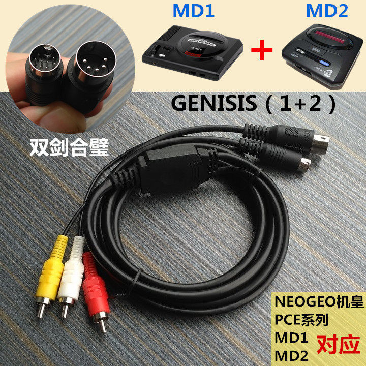 [การ์ดเกมนเรศวรตัวน้อย] SEGA 1st Generation 2nd Generation MD1 & MD2 SEGA GENISIS (1+2) 2 in 1 Big H
