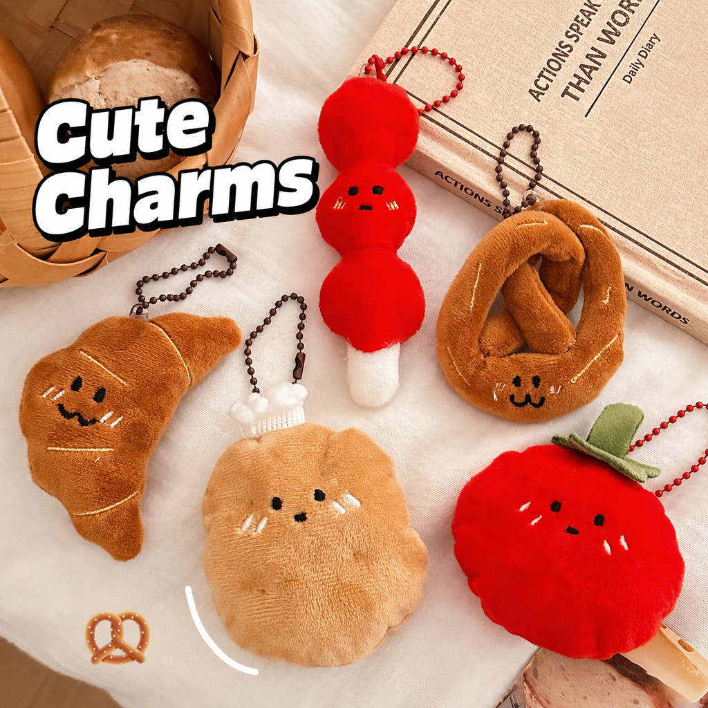 ของขวัญ-พร้อม เสน่ห์ตุ๊กตาอาหารการ์ตูนน่ารัก รูปที่ 3