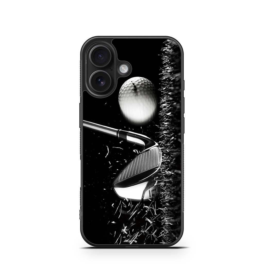 Golf Stick และ Ball On Grass เคสป้องกันเชลล์ IPhone 16 17 Pro Max Plus Mini XR