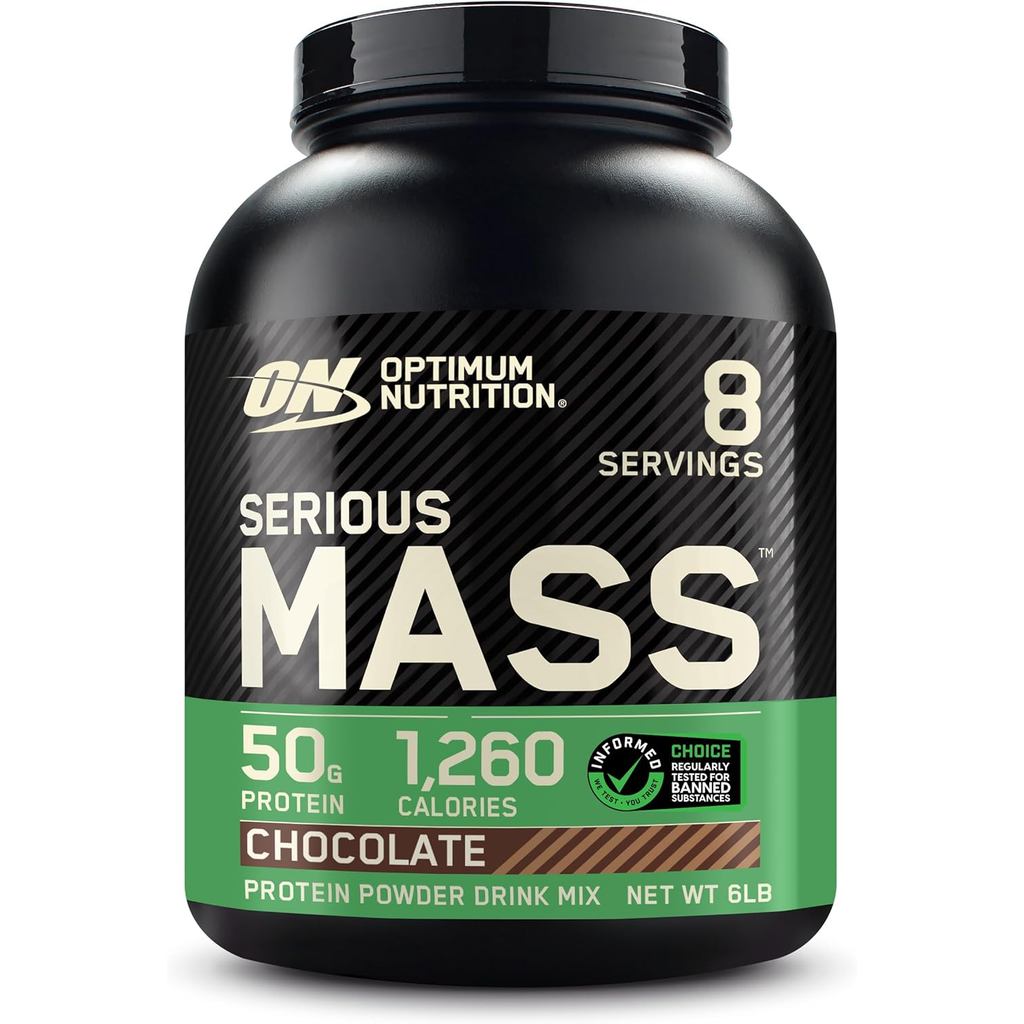 Proteínar peso Serious Mass Gainer de Optimum Nutrition, 1054622, ช็อคโกแลต , 1 , 1