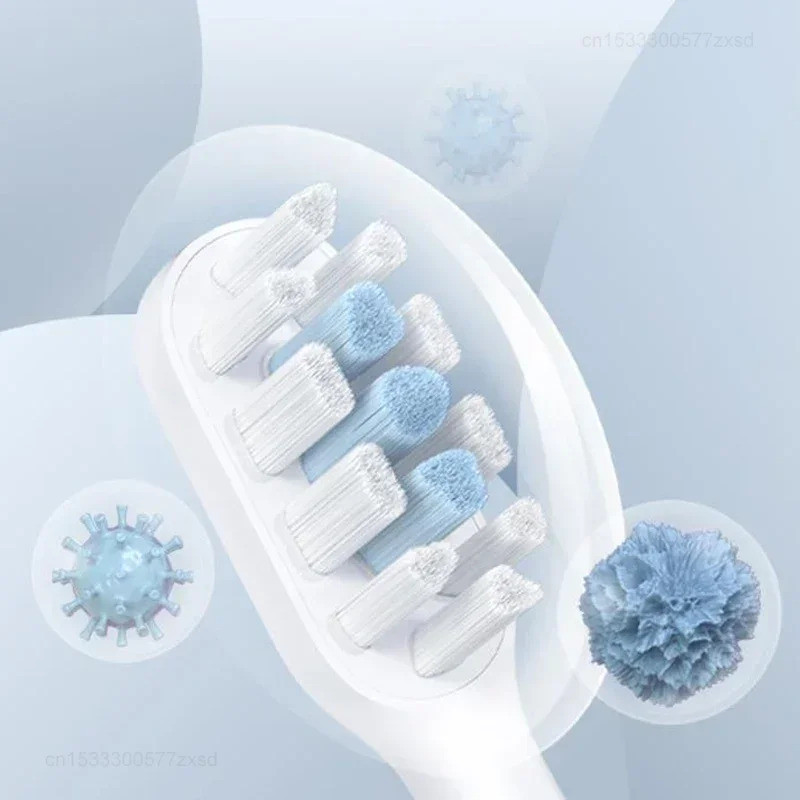 Mijia หัวแปรงสีฟันไฟฟ้าสําหรับ T100 T200 T300 T301 T302 T700 เปลี่ยนหัวแปรงสีฟัน Soft DuPont แปรงขน