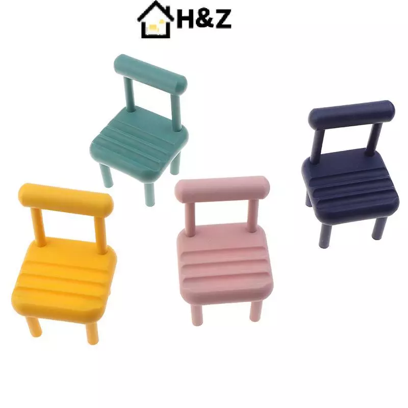 H&Z เก้าอี้พับจิ๋ว 1:12 สำหรับบ้านตุ๊กตา thumbnail 7