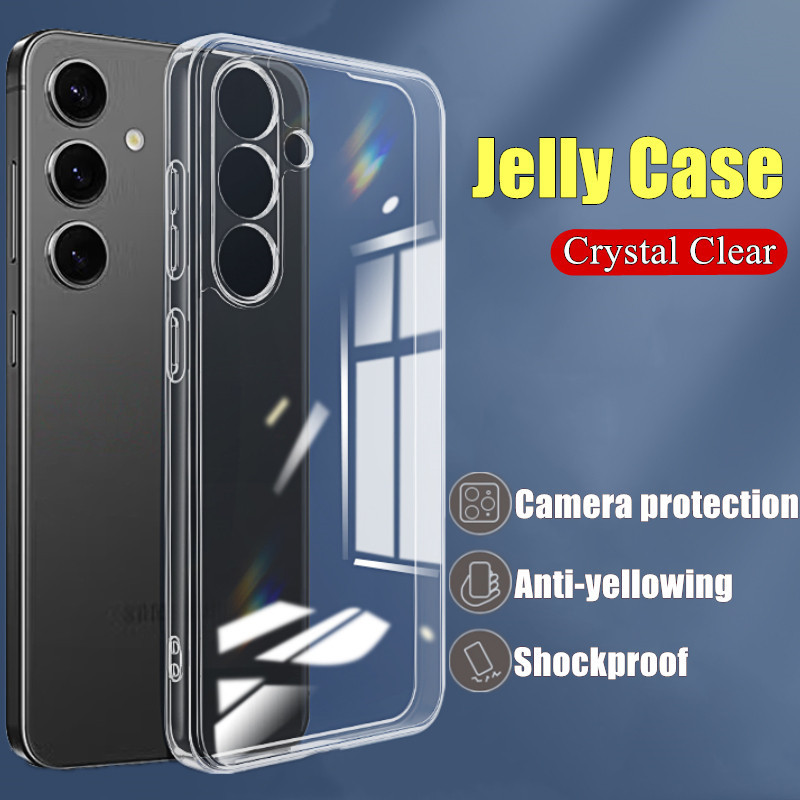 CASE SAMSUNG S24 / S24 FE / S24 PLUS / S24 ULTRA / S25 / S25 PLUS / S25 ULTRA SOFT CASE CLEAR ULTRAT