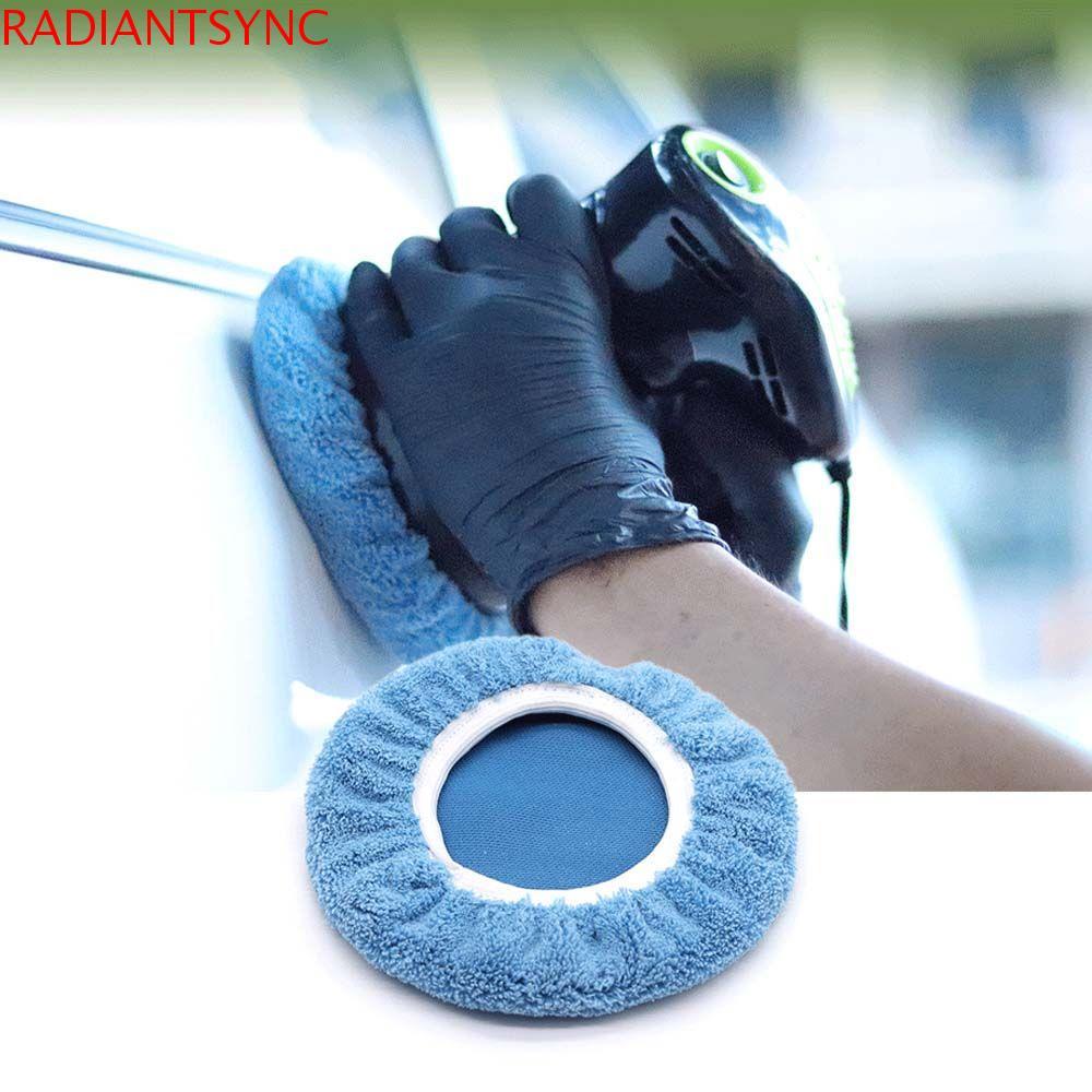 RADIANTSYNC Wax Bonnet Universal Buffing Wax Wax Polisher Reusable Car Paint Care Car Polisher Pad