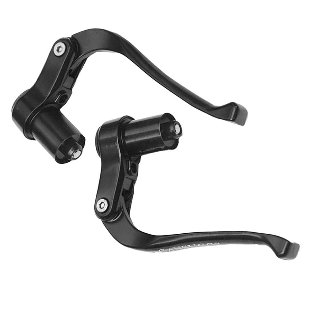 [txejgi] Triathlon Bar เบรกแฮนด์สีดําจักรยานเบรคสําหรับ MTB Fixed Gear Road Bike Cycling Parts