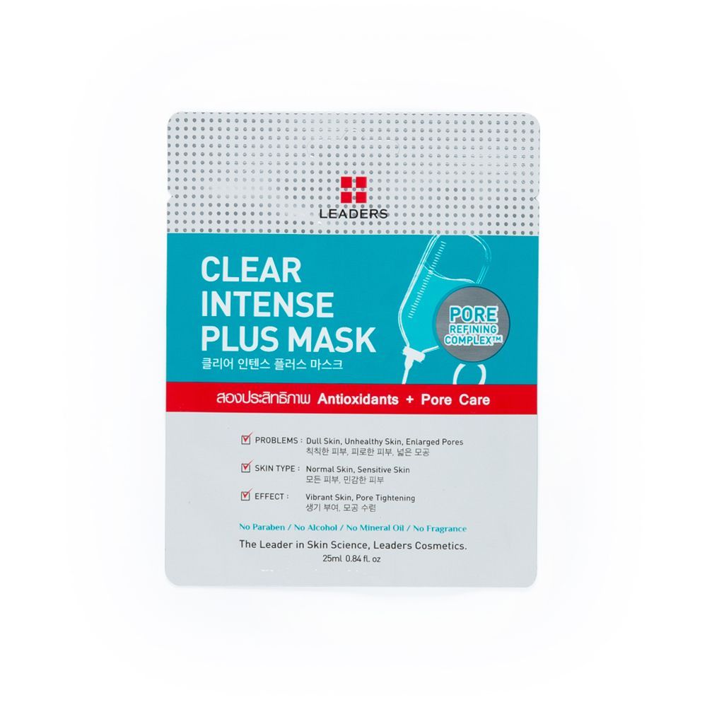 [สินค้าส่งด่วน] ลีดเดอร์ เคลียร์อินเทนส์ พลัส มาส์ก LEADERS CLEAR INTENSE PLUS MASK