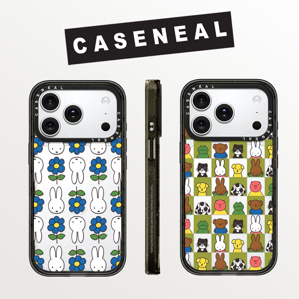 Drop proof โปร่งใส CASENEAL เคสโทรศัพท์ใสสําหรับ iPhone 17ProMax 17pro 17 16promax 16 15promax 14promax 13promax น่ารัก Miffy เคสแข็งอะคริลิค iPhone 13 กรณีคุณภาพสูง