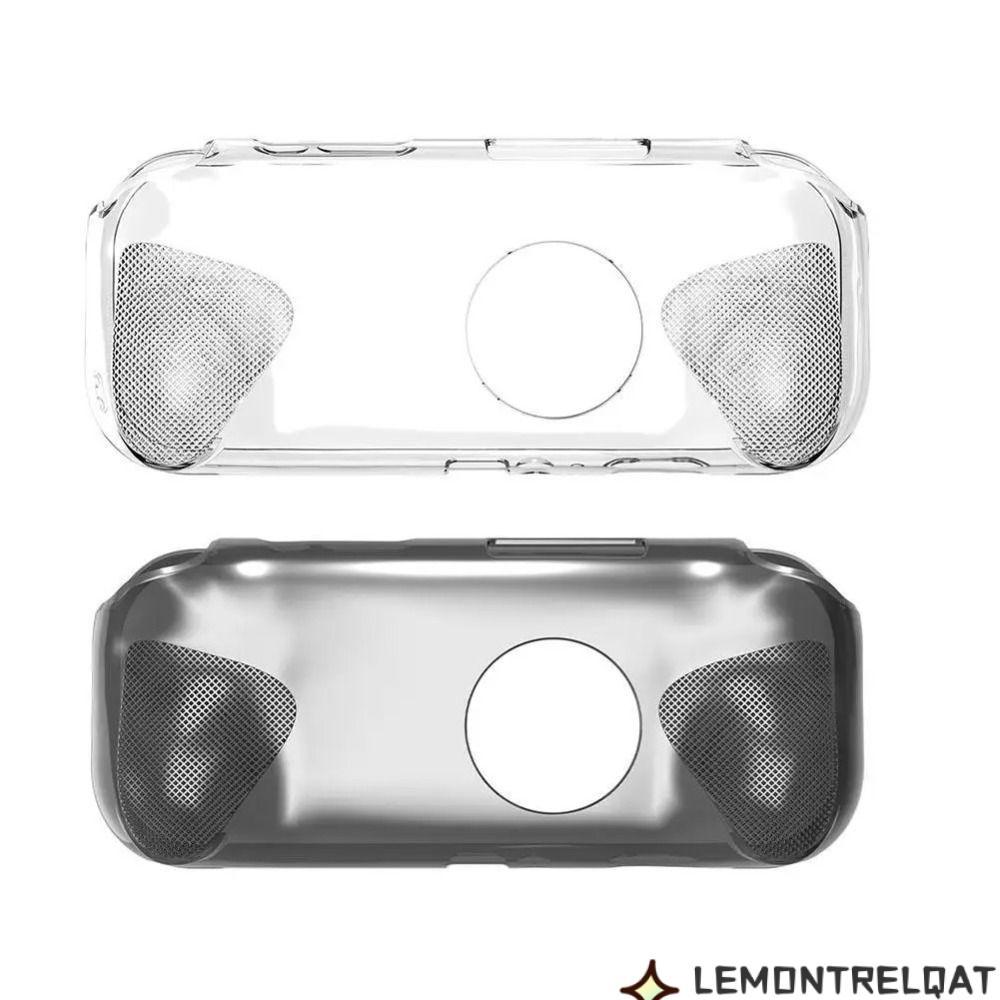 ฝาครอบป้องกันคอนโซลเกม LEMONTRELQAT, อุปกรณ์ป้องกันเกม TPU กันกระแทก, Soft Anti Fall Transparent And