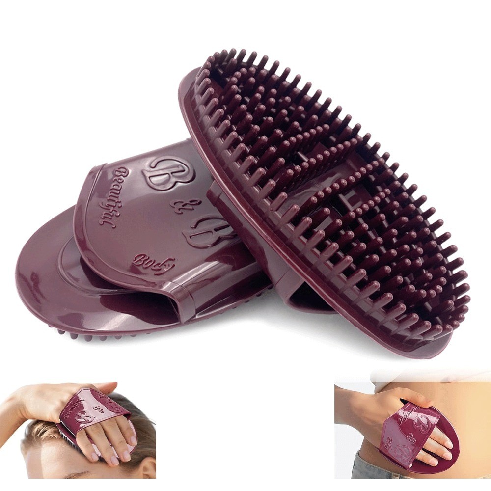 Meridian Massage Body Brush Ergonomic Handle Pressure Point Relaxing Body Massage Arms Legs Back Neck Care Tool