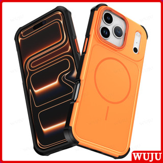 WUJU เคสเกราะหลากสีเข้ากันได้สําหรับ IPhone 17 16 15 14 13 12 11 Pro Max พร้อมการป้องกันที่ทนต่อการตกและกันกระแทก การออกแบบการยึดเกาะที่ได้รับการปรับปรุง