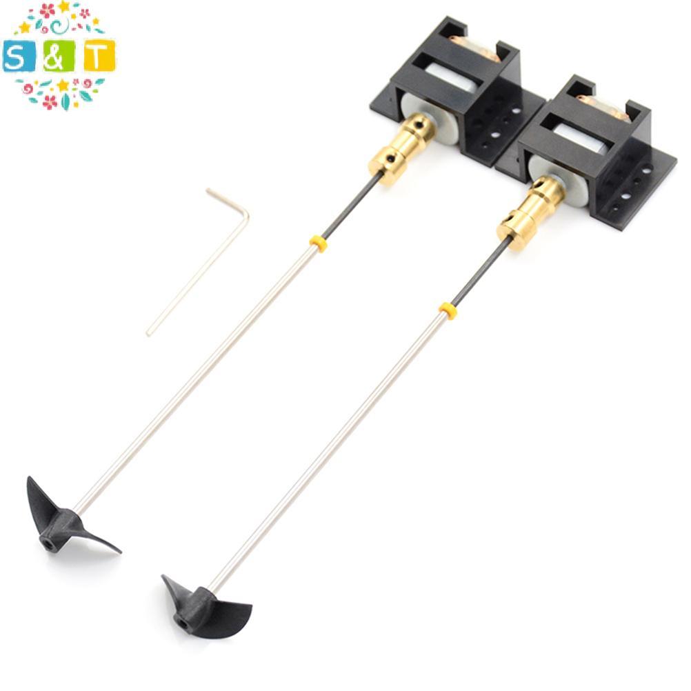[S&T] 2 ชุดมอเตอร์คู่ RC เรือมอเตอร์เกียร์ 130 ชุดมอเตอร์สําหรับ DIY รุ่นเรือ {th}