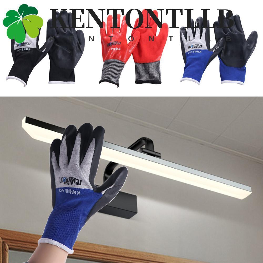 KENTONTLLB ถุงมือฉนวนไฟฟ้า, ความปลอดภัยแรงดันไฟฟ้าแบบยืน 400V/500V ถุงมือป้องกันไฟฟ้า, หน้าจอสัมผัสถ