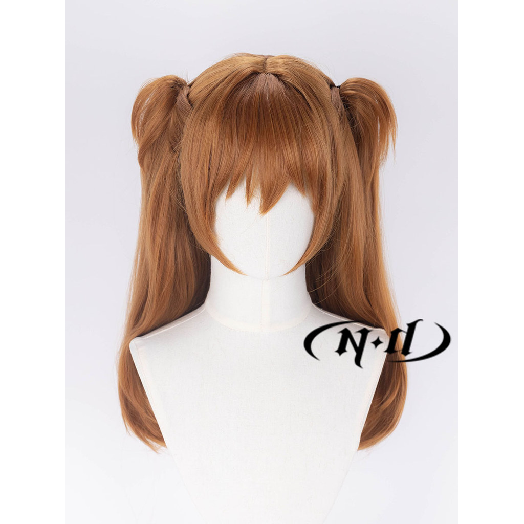 ND Home] วิกผม cos ตัวละครสีน้ําตาลด้าน Asuka EVA Asuka