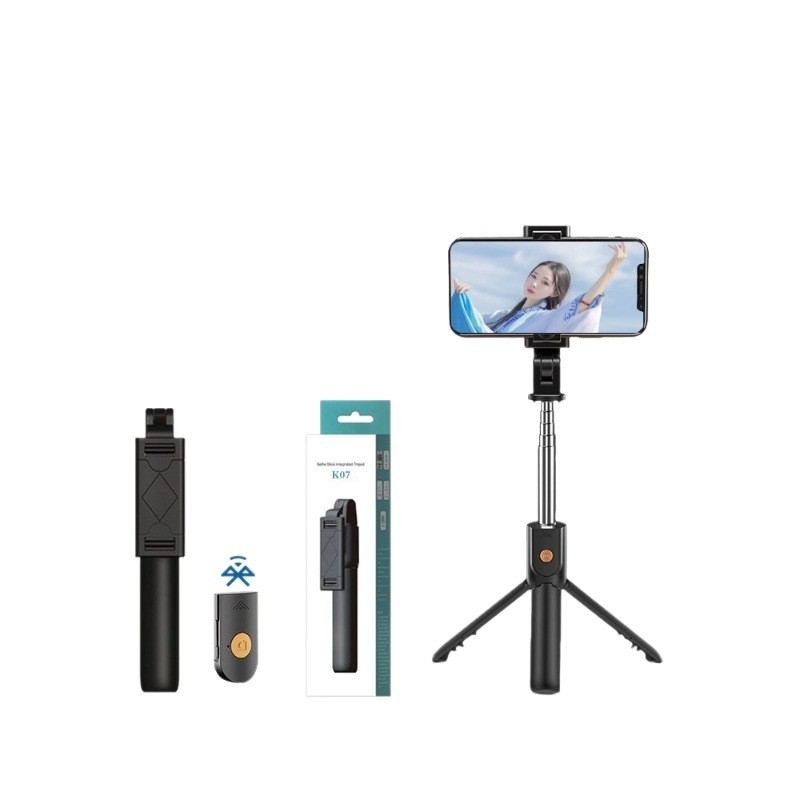 F Selfie Stick แบบพกพา Stabilizer Selfie อุปกรณ์ชั้น Live ขาตั้งกล้อง Anti-Shakeing Selfie Stick A S