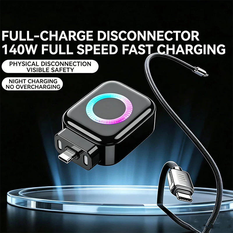 Mart Auto Stop ชาร์จแยก AI Recognition ชาร์จอย่างเต็มที่อัตโนมัติตัดอุปกรณ์ USB ชาร์จอะแดปเตอร์ความปลอดภัย thumbnail 3