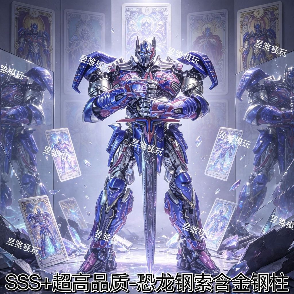 57 ซม.Weijiang รุ่นโลหะผสมอัพเกรดสายเหล็กไดโนเสาร์ Transformation Optimus Knight King Kong คอลัมน์รุ