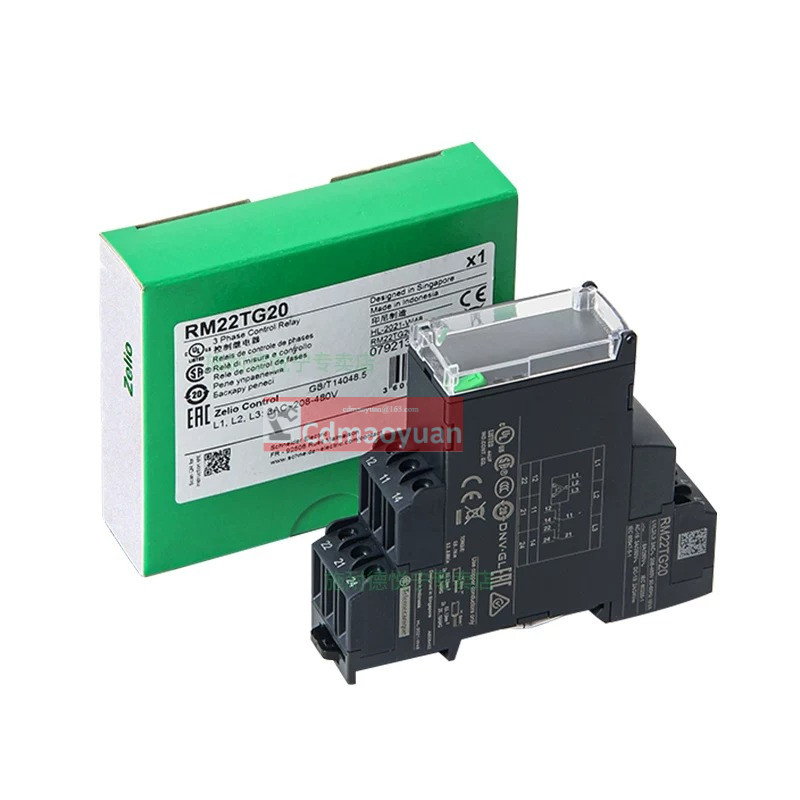 รีเลย์ตัวป้องกันลําดับเฟส Schneider RM22TG20 RM22TR33
