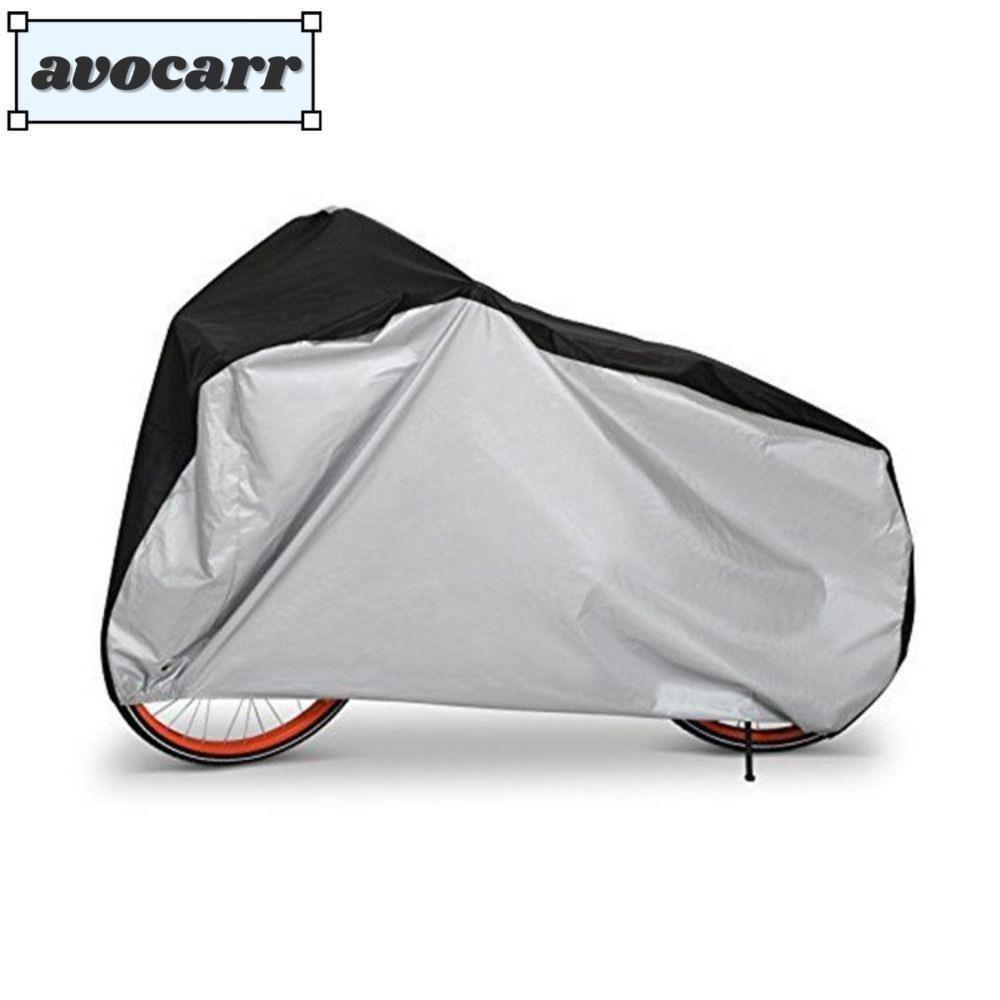 ผ้าคลุมจักรยาน AVOCAR, กันน้ําพร้อมผ้าคลุมจักรยานรูล็อค, ป้องกันรังสียูวี S/M/L/XL Rain Dust Bike ผ้าคลุมกันฝนกลางแจ้ง