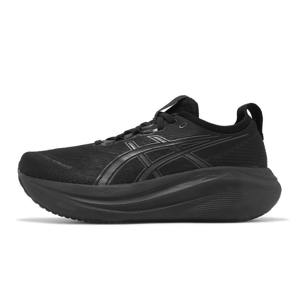 รองเท้าวิ่ง Asics GEL-Nimbus 27 สีดํา สําหรับคนที่ต้องการกว้าง