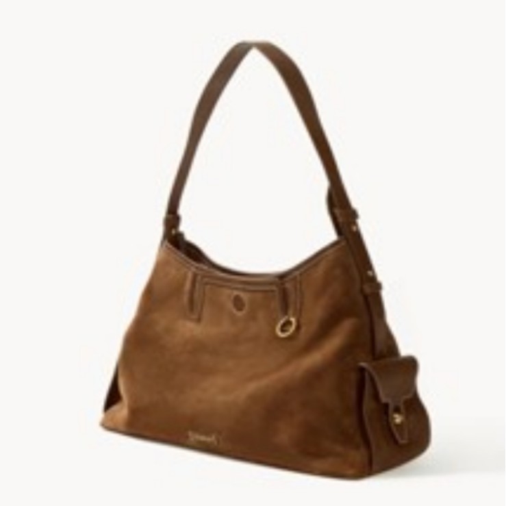 Song Escape Genuine Leather hobo Shoulder Armpit Bag Crossbody Boat-Shaped Soft Bag Female
