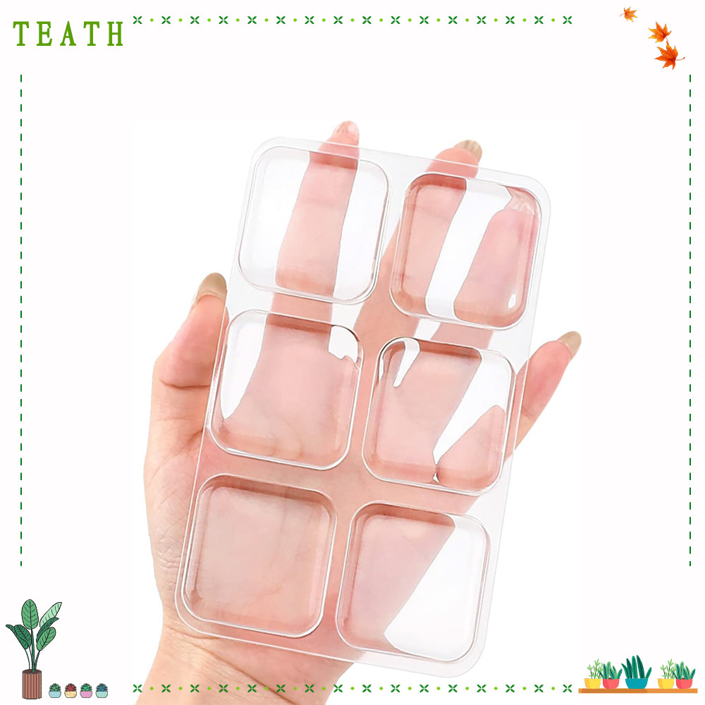 TEATH 6 ชิ้นประตูผนังจับ Stopper, PU Wall Shield เบาะ, อเนกประสงค์ Wall Mount Self กาว Guard กันชนปร