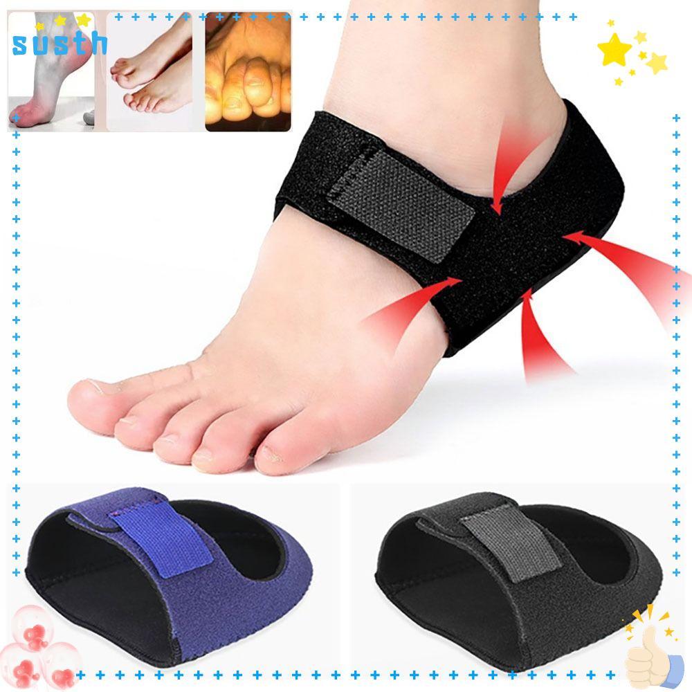 SUSTH Fasciitis Heel Pads, Pain Relief Thin Heel Spur Gel Heel Pad, สําหรับ Plantar Gel Heel Cups สํ
