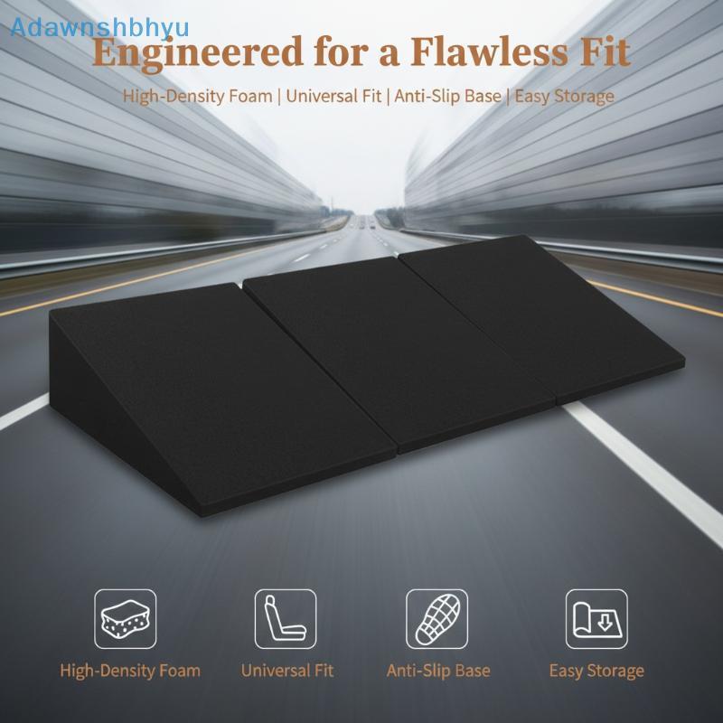 Adhyu 1 2 3PCS Car Seat Leveling Pad Memory Foam Cushion Ergonomic Fatigue Relief Support สําหรับการเดินทาง Road Trips TH