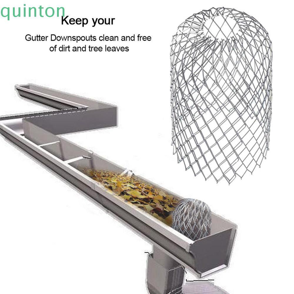 QUINTON Roof Gutter Debris ขยาย Blockage Aluminium Drain Net Cover