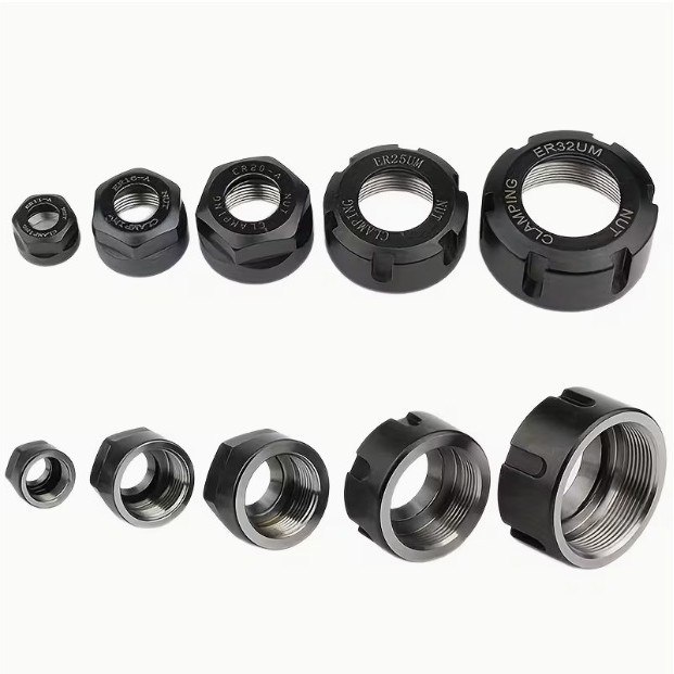 ความแม่นยําสูง ER Nut ER11ER16ER20 A-Type Nut Nut Chuck Nut 8X8F