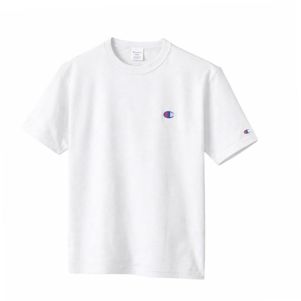 CHAMPION ESSENTIAL CHAMPION LOGO เสื้อยืดแขนสั้นผู้ชาย