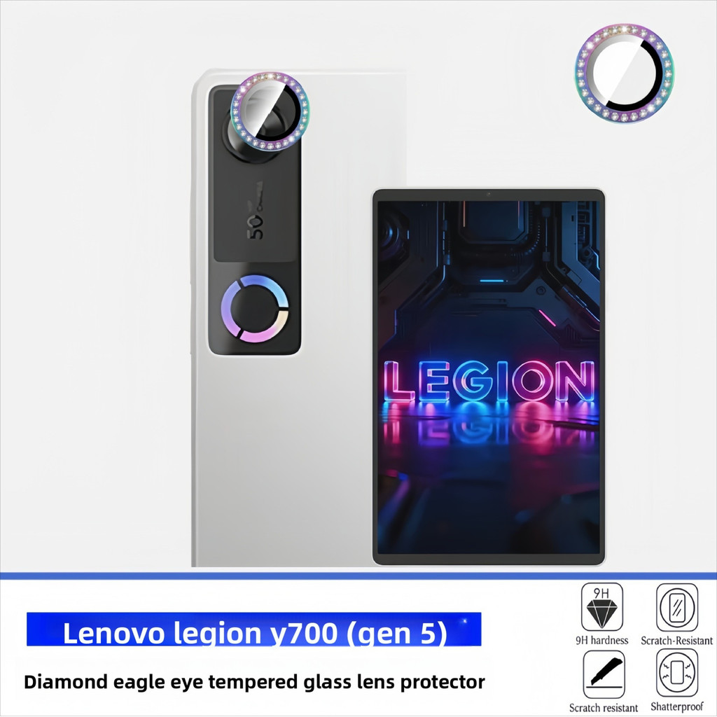 สําหรับ Lenovo Legion Y700 Gen 5 แท็บเล็ตเพชรโลหะ Eagle Eye เลนส์ฟิล์ม Protector Aluminium โลหะผสมกร