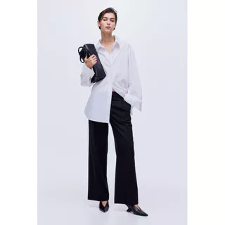 H&M(เอชแอนด์เอ็ม) กางเกงขายาวทรงกว้าง Women Wide trousers 1319361_1