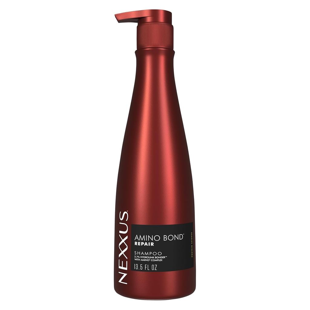 Nexxus Amino Bond Shampoo Bond Repair สําหรับผมเสียขับเคลื่อนโดย HYDROLINK BONDER พร้อม Amino5 Compl