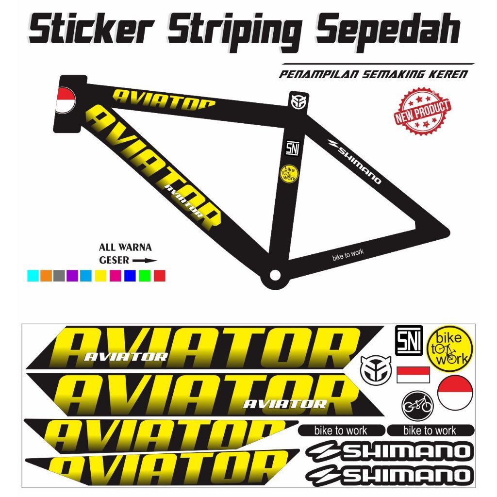 AVIATOR BIKE STRIPING VARIATIONS /