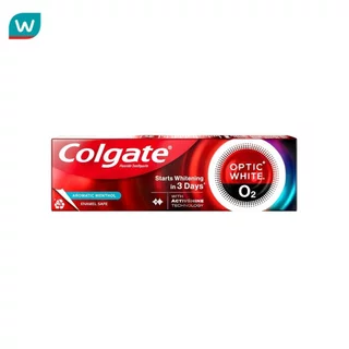 Colgate คอลเกต ยาสีฟัน อ๊อพติค ไวท์ โอทู อะโรมาติก เมนทอล 85 กรัม