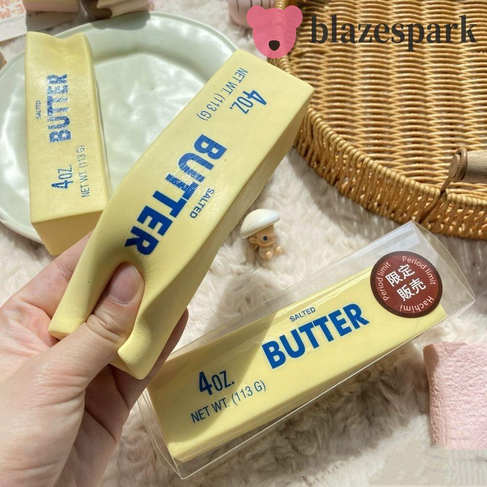 BLAZESPARK นุ่มช้า Rebound Butter Stick, Anti Stress Release Hand Butter Stick บีบของเล่น, Venting Ball ผ่อนคลายของขวัญยืดยืดหยุ่นสมจริง Butter Sticks เด็ก