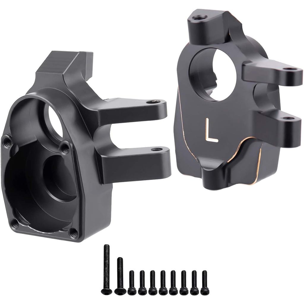 HobbyPark ข้อต่อพวงมาลัยด้านหน้าทองเหลืองสําหรับอัพเกรด Axial Capra และ SCX10 III